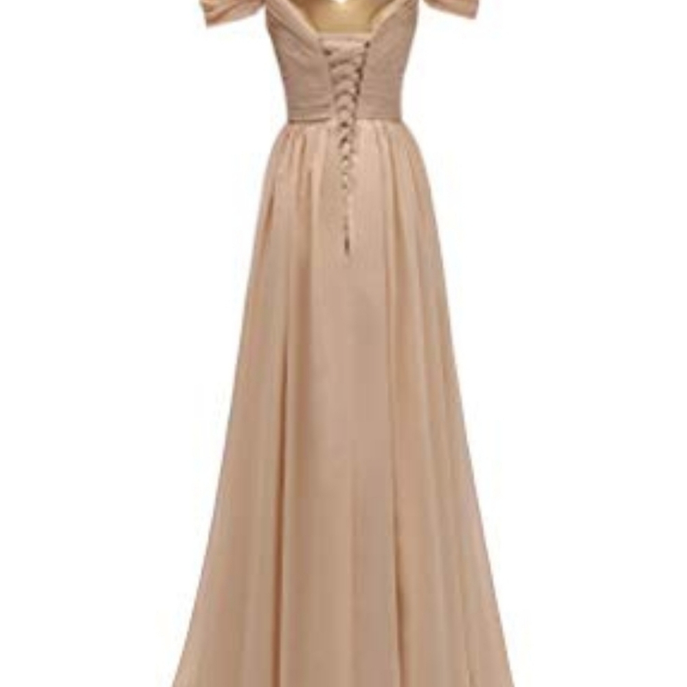 White Gown Special Occasion Gown Wedding - Picture 4 of 7